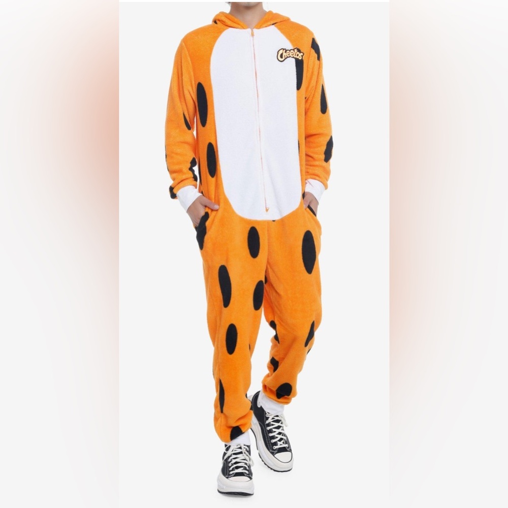 ❤️ Cheetos Chester Kigurumi One Piece Orange Jumpsuit